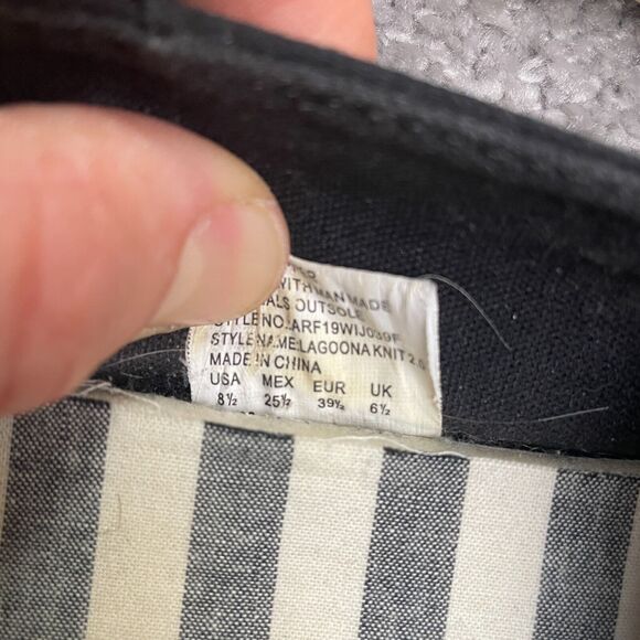 Aeropostale Slip On Sneakers Shoes Womens 8.5 Black Round Toe Casual Comfort - Picture 11 of 13